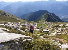 Aufstieg über der Capanna Albagno