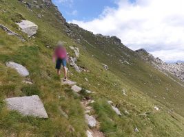 Beginn der Traverse zur Bocchetta d´Erbea