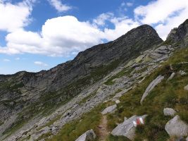 Vor der plattigen Passage unter der Bochhetta d´Erbea