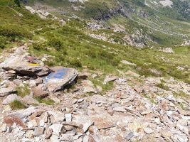 Einmündung des Wegs aus dem Valle di Moleno