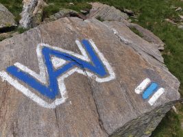 Ikonische Wegmarkierung