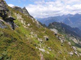 Ab hier ist die VAV nur noch ein schmaler Pfad.