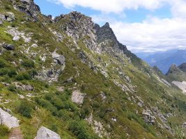 Traverse bis unter die Bocchetta di Léis