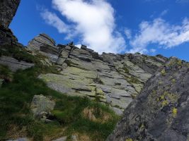 Rässer Abstieg vom W-Grat des Ponción di Piòta nach Süden