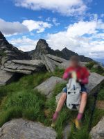 Rast nach der Kraxelei über den W-Grat des Poncione di Piota