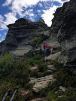 Einstieg zum S-Grat der Scíma di Péüri