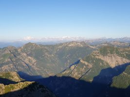 Monte Rosa, Mischabel, Monte Leone & Co. von Osten