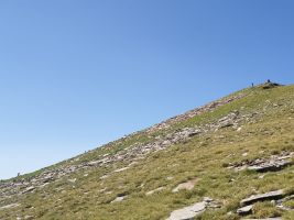 Der Gipfel ist heute gut besucht.