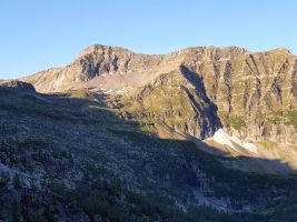 Rückblick auf den gestrigen Abstieg von der Cima di Gagnone