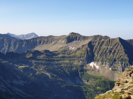 Letzter Blick zurück über den Efra-Kessel