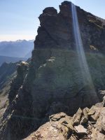 Ausgesetzter Absteig vom Pizzo Cramosina