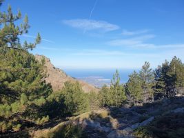 Bocca à U Bassiguellu: Ein letzter Blick zurück auf Calvi [imgDir=NW]