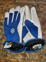 Leichter Tegera Winterhandschuh 217; innen warm gefüttert, Oberseite Spandex, geschmeidige Lederinnenseite.