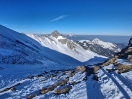 Eine Freude, mit einem Kollegen am selben Berg unterwegs zu sein!