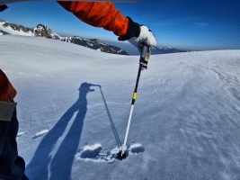 Rundherum glitzert der Pulverschnee