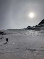 Weite Hänge im Aufstieg zum Daubenhorn