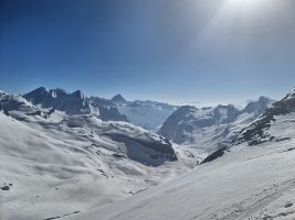 Nach der Steilstufe auf den Wildstrubelgletscher