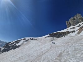 Traverse unter dem Wintertürmli