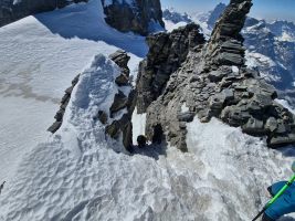 Aufstieg zur Schulter