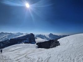 Rechts Titlis, zu welchem der Grassengrat hinüber zieht
