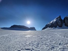 Glattfirn mit wunderbarer Schneeauflage
