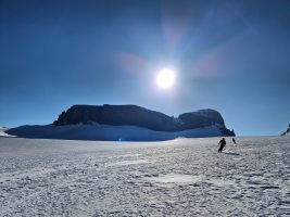 Schwereloses Gleiten vor dem Chli Spannort