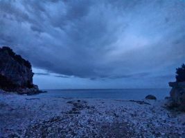 Cala Fuili; es ist noch nicht Nacht!