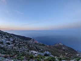 Mit etwas Höhe ist auch die Isola di Pianosa erkennbar; rechts davon ...