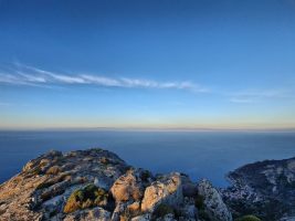Im ersten Morgenlicht auf dem Monte S. Bartolomeo