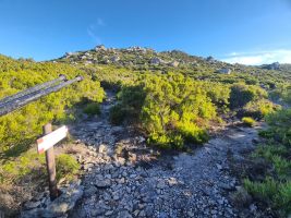 Abzweigung zum Monte di Cote