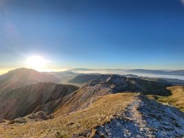 Erste Sonnenstrahlen auf Piccolo Tibet