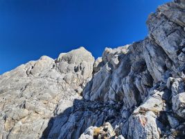 Aufsteigende Traverse