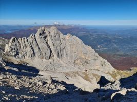 Rifugio Franchetti vor dem Corno Piccolo