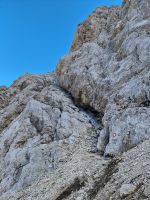 Einstieg zur Via Ferrata Ricci