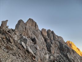 Stilles Grau am Corno Piccolo