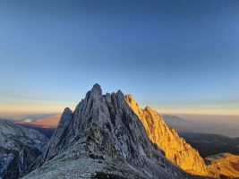 Corno Piccolo am frühen Morgen