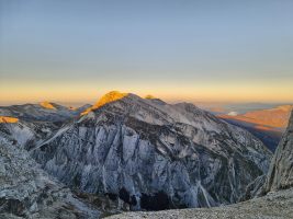 Pizzo Intermesoli, hinten der Lago Campotosto