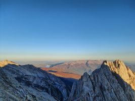 Neben dem Lago Campotosto die Monti di Laga