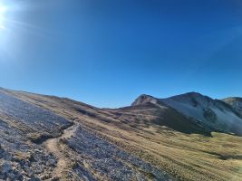 Rechts oben das Rifugio Duca degli Abbruzi