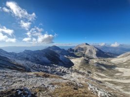 Die Verbindungskette zum Monte Corvo