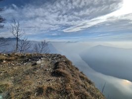 Blick zu den Comer Alpen