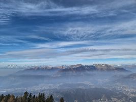 Monte Lema bis Monte Tamaro vor den Walliser Alpen