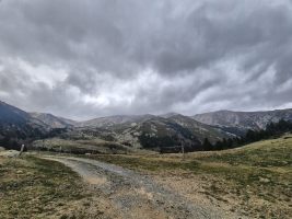 Erster Blick auf die Hütte