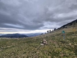 Von diesem Sattel geht der Weg morgen hoch