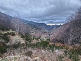 Blick über das Tal der Parcigoule hinunter