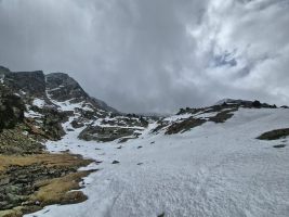 Glissade ins Tal hinunter