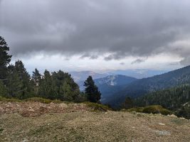 Weg mit den Wolken, freie Sicht aufs Mittelmeer!