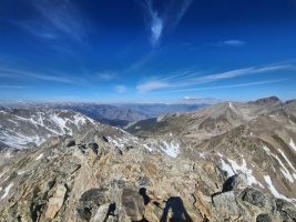 Blick Richtung Refuge des Mariailles