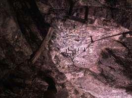 Sehr altertümliche Risskletterei