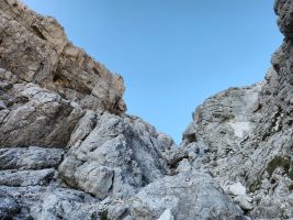 Allerletzter steiler Abstieg